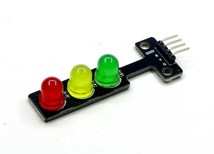 Stoplicht module met 8mm LEDs common kathode